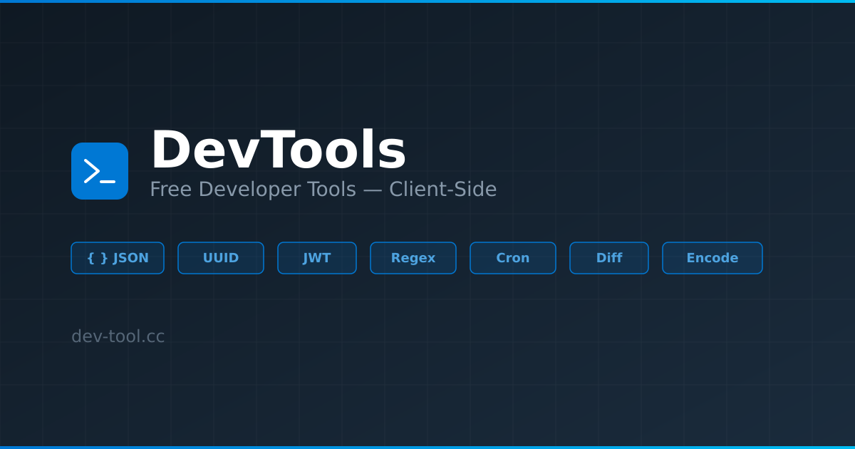 DevTools — Free Developer Tools
